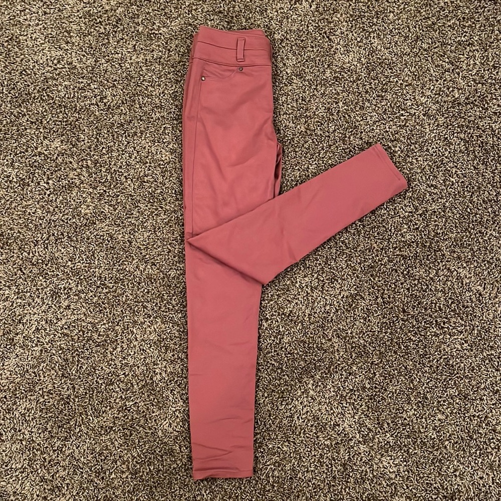 Rose colored jeans